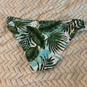 Ladies, palm, print, bikini. Size XL